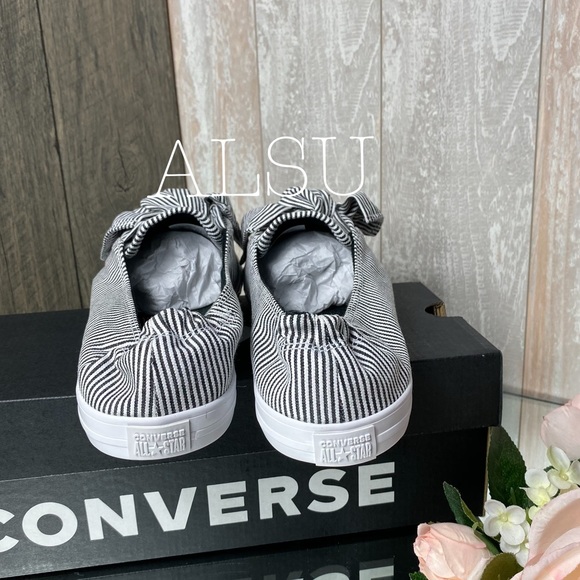 NWT Converse Ctas Knot Slip White Black W AUTHENTI - Picture 4 of 9